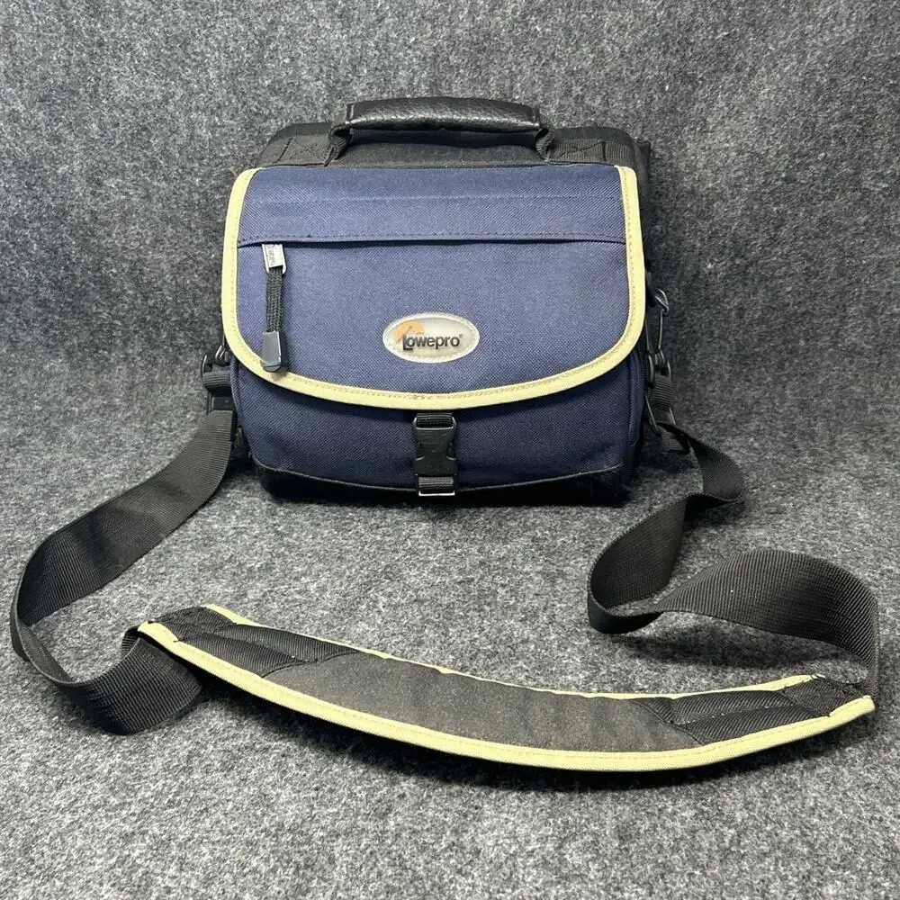 Lowepro Nova 1 Camera Bag Blue Padded Shoulder Case Weather Resistant 9x7x7
